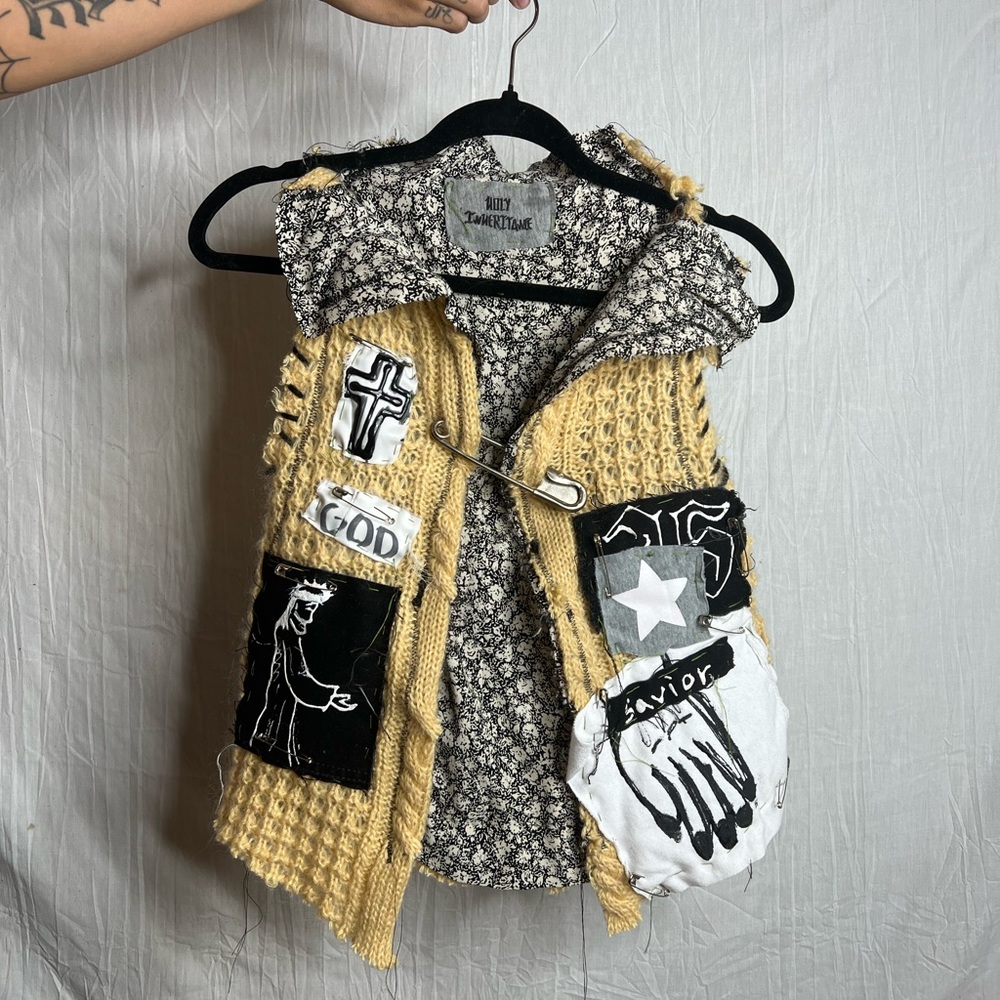 Holy Inheritance Custom Handmade 1 of 1 “Bite & Devour” Vest - $110 OBO